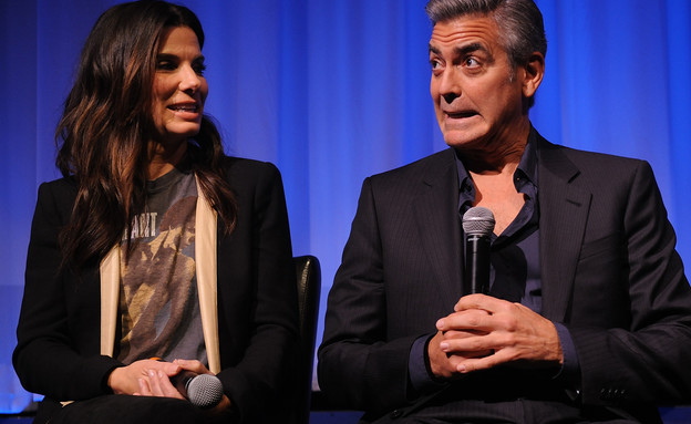 ג'ורג' קלוני וסנדרה בולוק (צילום: Brad Barket, GettyImages IL)