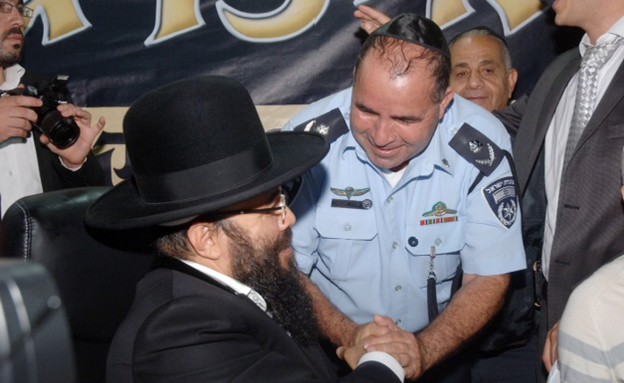 הרב איפרגן ואהרון אקסול (צילום: דודו גרינשפן)