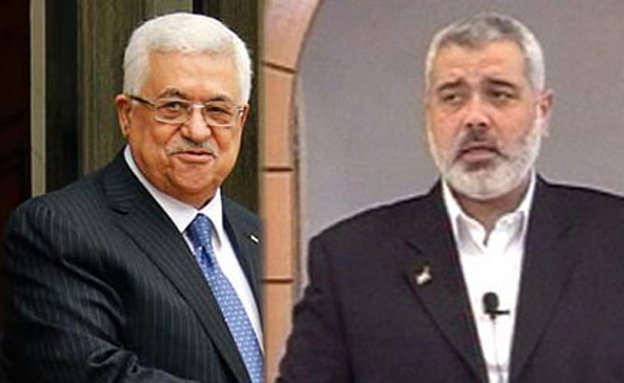 מחלוקת ברגע האחרון. הנייה ואבו מאזן (צילום: חדשות 2)