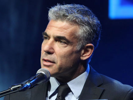 שידור ישיר: לפיד מתייחס להקדמת הבחירות (צילום: חן גלילי, ShiloPro)