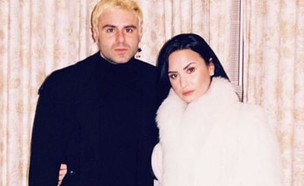 דמי לובאטו, הנרי לוי (צילום: מעמוד האינסטגרם lovato_levy)