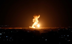 תקיפה ברצועת עזה (ארכיון) (צילום: רויטרס, חדשות)