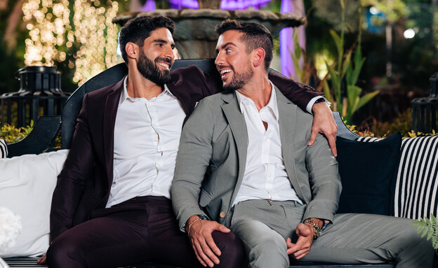 גיא דלאל ומתן וייס (צילום: דניס בוטנרו, חתונה ממבט ראשון)