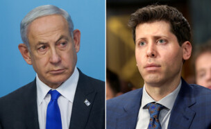 סם אלטמן, בנימין נתניהו (צילום: פלאש 90, reuters)