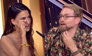 דוד דביר ורונה לי שמעון (צילום: מתוך "רוקדים עם כוכבים", מעיין בשן)